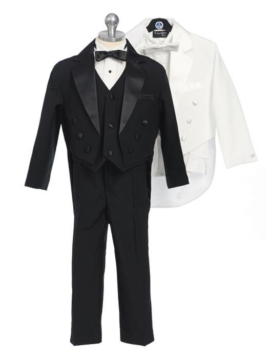 Boy's Tux with Tails and Vest