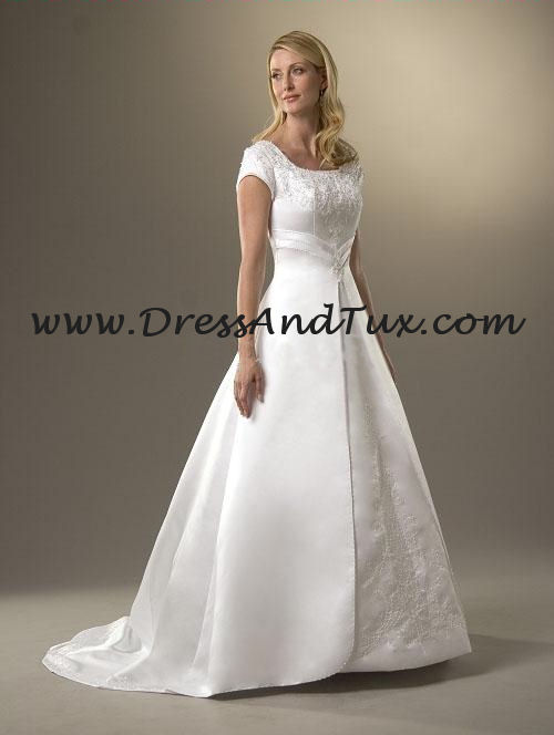 Lds morman wedding dress