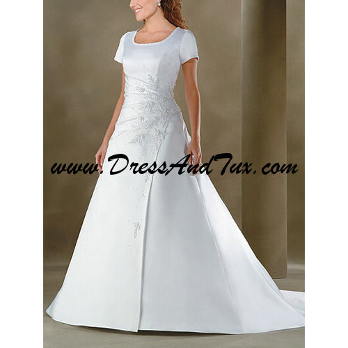 Short Satin Wedding Dresses Cerise D12 Short Satin Wedding Dresses Cerise D12