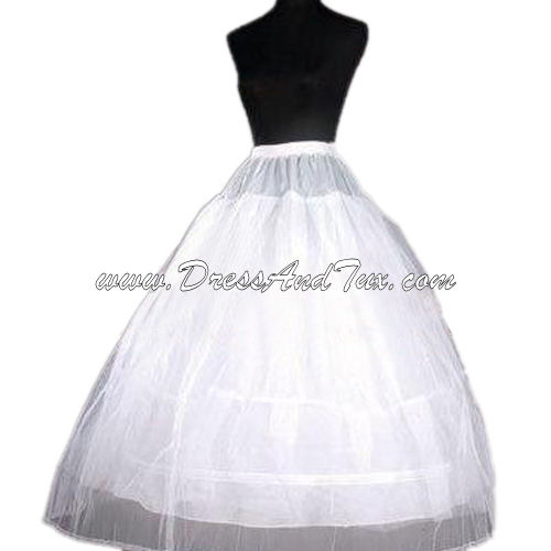 Tulle and Taffeta Wedding Dress Slip - Click Image to Close