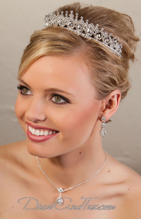 Princess silver Tiara - Click Image to Close