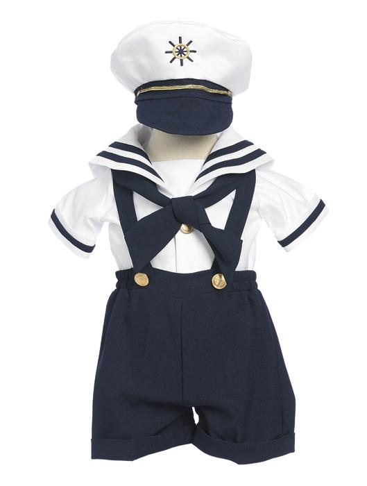 Infant/Toddler Sailor Short Suit Set - Click Image to Close