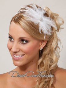 Feather Crystal Tiara